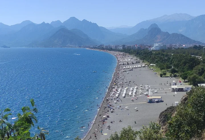 Konyaalti Stranden i Antalya
