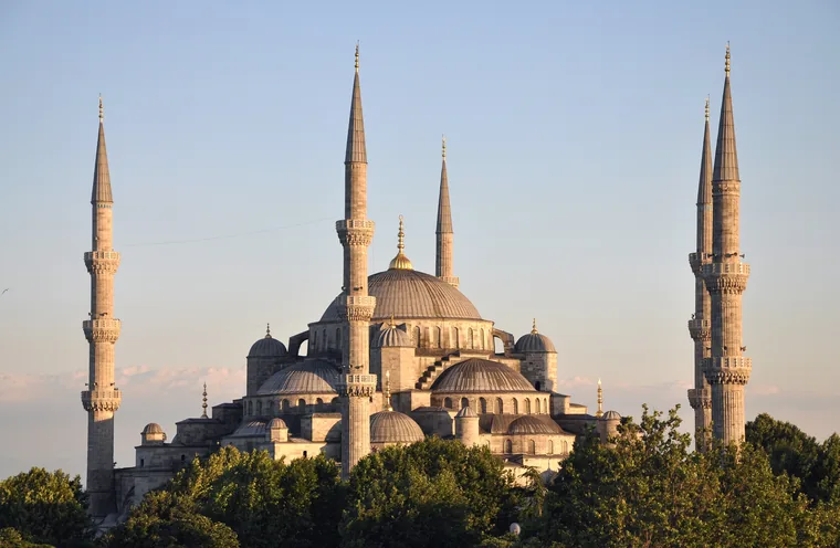 Blåmoskeen med de seks minaretene
